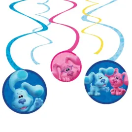swiderki-wiszace-blues-clues-sladem-blue-amscan-6-szt