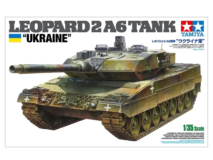 czolg-leopard-2a6-ukraine-model-25207-tamiya-okres-po-ii-wojnie-swiatowej-stan-nowy