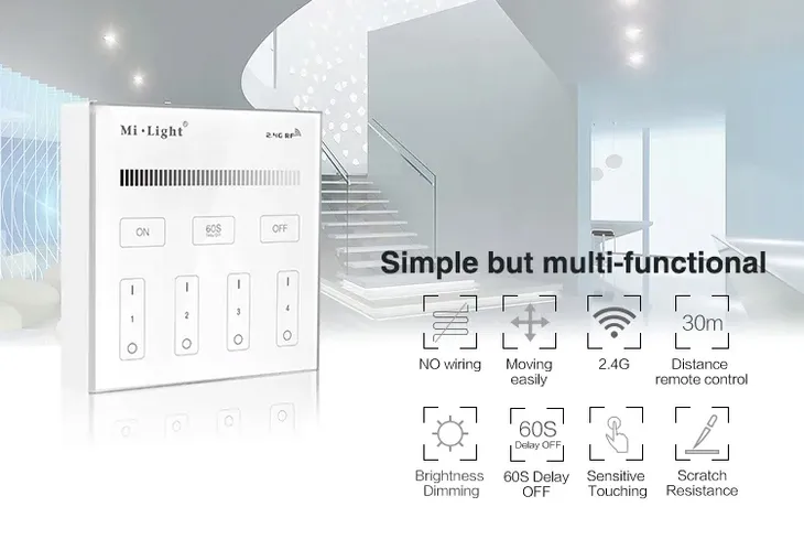 panel-nascienny-led-sciemniacz-4-strefy-mi-light-b1-kod-producenta-b1