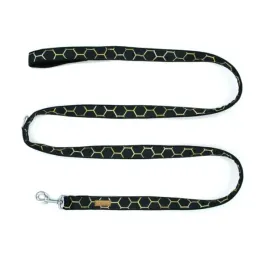 kendog-smycz-czarne-plastry-miodu-200cm