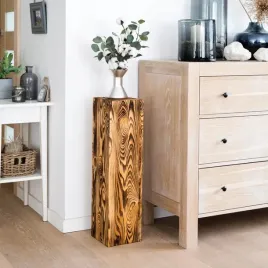 rustykalna-kolumna-dekoracyjna-drewniany-stojak-na-kwiaty-ozdoby-75x20-cm