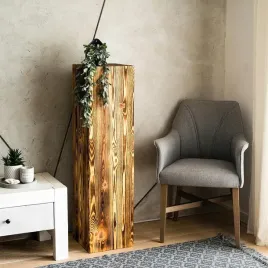 rustykalna-kolumna-dekoracyjna-drewniany-stojak-na-kwiaty-ozdoby-110x30cm