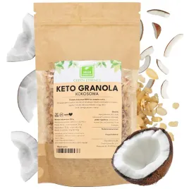 Zdjęcie produktu GRANOLA KETO kokosowa bezcukrowa low carb na śniadanie 250 g
