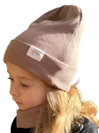 amami-czapka-i-komin-prazek-przejsciowy-kakao-komplet