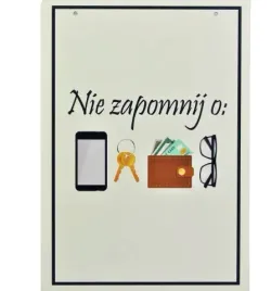 tabliczka-okazjonalna-zawieszka-nadruk-nie-zapomnij