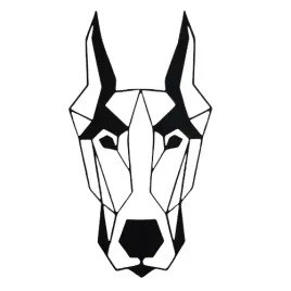 plaskorzezba-3d-na-sciane-w-ksztalcie-psa-doberman