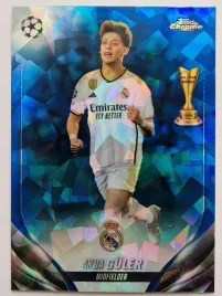2023-24-topps-chrome-arda-guler-blue-refractor-real-madryt-ru26