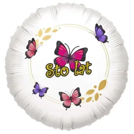 balon-foliowy-kolorowe-motylki-100-lat-bialy-18-rnd