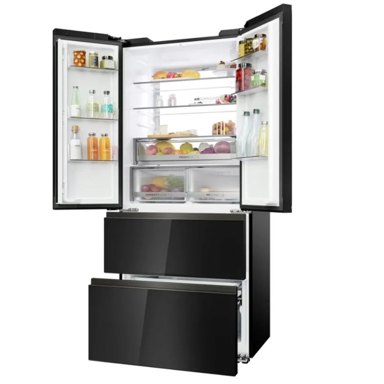 lodowka-haier-nofrost-french-door-hfkr7819dngb-spacefit-czarne-szklo-190cm-stan-nowy