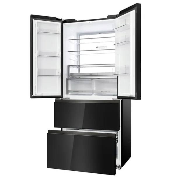 lodowka-haier-nofrost-french-door-hfkr7819dngb-spacefit-czarne-szklo-190cm-kod-producenta-hfkr7819dngb