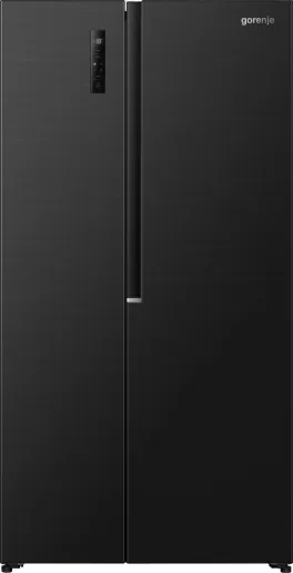 Lodówka Gorenje NRS917E41BX Side by Side Czarna 544l 178,6cm NoFrost Plus