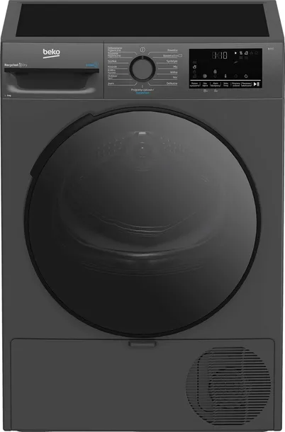 Suszarka kondensacyjna BEKO XBM3T49249M Antracyt Pompa Para 9 kg 60 cm A+++