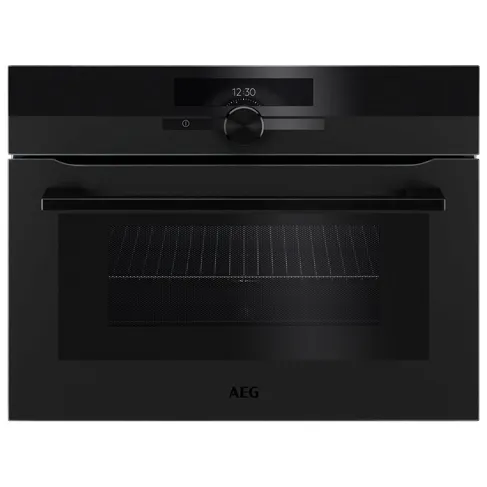 Piekarnik z mikrofala AEG KMK96708PT Czarny Mat Grill 3w1 Pizza 23 funkcje