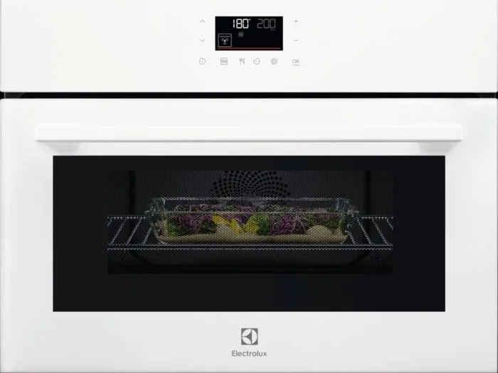 Piekarnik Electrolux EOQKPB0V0 3w1 Mikrofala Grill AirFry Pizza Biały 44l
