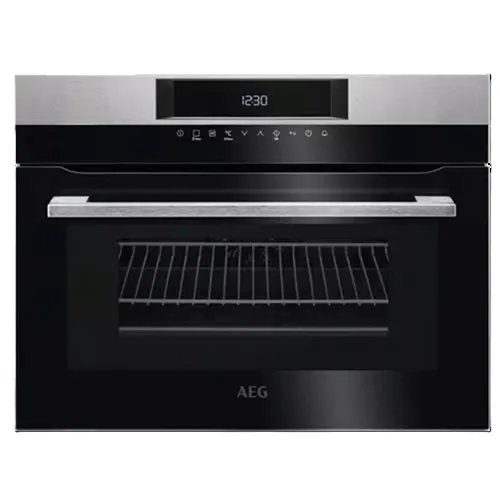 Piekarnik z funkcją mikrofali AEG KMK761000M Czarny / Inox Grill Pizza 3w1