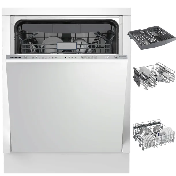 Zmywarka do zabudowy Grundig GNVP4621C Inverter 1/2 wsadu 60cm 3 kosz 9,5 l