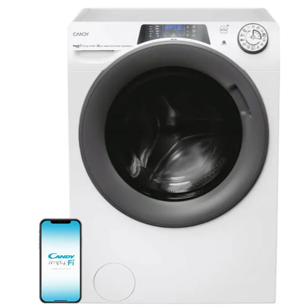 Pralko suszarka Candy RPW 41066BWMR8-S 1400 obr 10kg/6kg WiFi Para