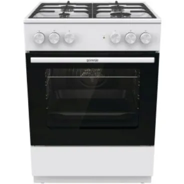 Kuchnia gazowo elektryczna Gorenje GK6A40WFFM Biały 60 cm Żeliwne MultiAir