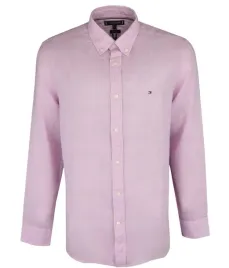 tommy-hilfiger-koszula-meska-lniana-rozowa-l