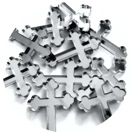 scrapki-akrylowe-krzyze-gotyckie-srebrne-lustrzane-30-mm-10-szt