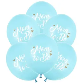 balony-mom-to-be-blekitny-partydeco-12-6-szt