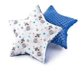 poduszka-gwiazdka-misie-granatowe