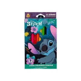 coolpack-kredki-olowkowe-trojkatne-jumbo-disney-core-stitch-12-kolorow