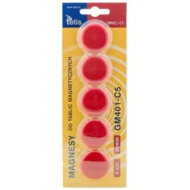 tetis-magnesy-do-tablic-czerwone-30mm-5