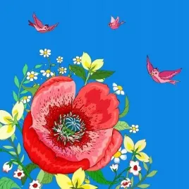 clear-creations-karnet-swarovski-kwadrat-cl0607-kwiaty-niebieski