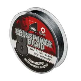 dam-plecionka-crosspower-8-braid-150m-0-22mm-ciemno-szary