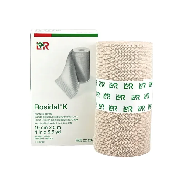 Bandaż do kompresji 10cm x 5m Rosidal K L&R