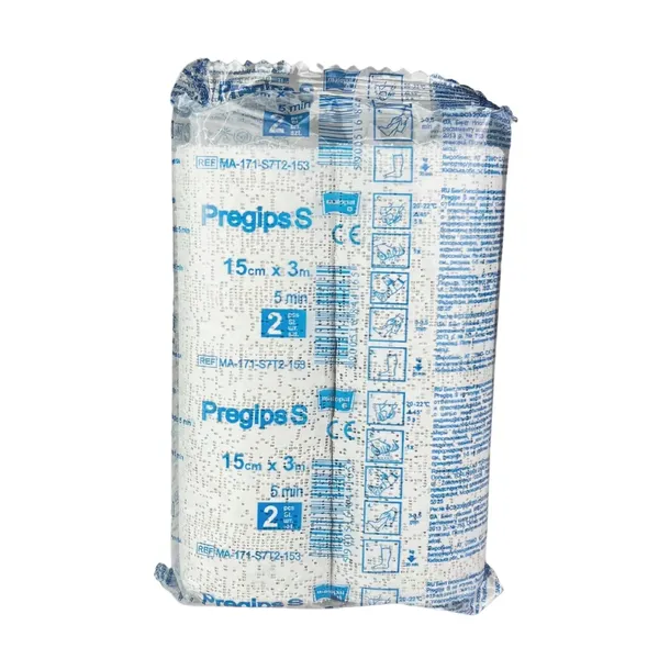 Opaska gipsowa szybko wiążąca Pregips S 15cm x 3m