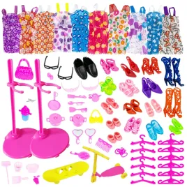 ubranka-sukienki-dla-lalek-akcesoria-buty-zestaw