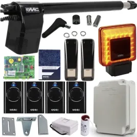 naped-bramy-jednoskrzydlowej-faac-414-long-lewy-4xpilot-lampa-led