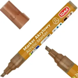 marker-akrylowy-sciety-metaliczny-brazowy-toma