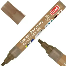 marker-akrylowy-sciety-brazowy-toma