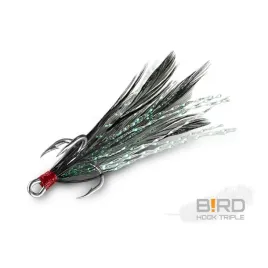 delphin-kotwica-bird-hook-triple-czarne-piora-rozm-4-3szt