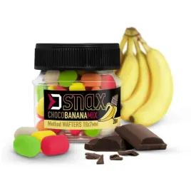 delphin-przyneta-d-snax-wafters-mix-czekolada-banan-10x7mm