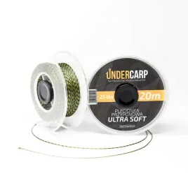 undercarp-plecionka-przyponowa-20m-25lbs-ultra-soft-zielona