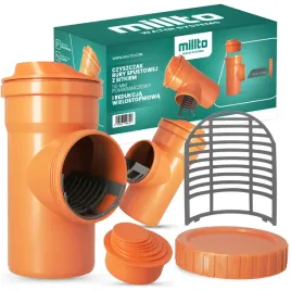 czyszczak-rynny-rynnowy-rewizja-rury-spustowej-sitko-redukcja-110-pomarancz