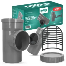 czyszczak-rewizja-rynny-rury-spustowej-110-mm-sitko-rynnowy-szary-zaslepka