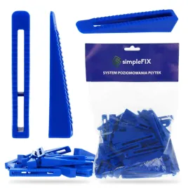 system-poziomowania-plytek-kliny-100-sztuk