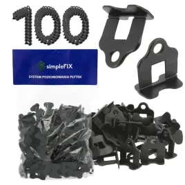 system-poziomowania-plytek-klipsy-100-sztuk