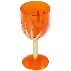 kielich-dlon-szkieletora-halloween-pomaranczowy-guirca-18-cm