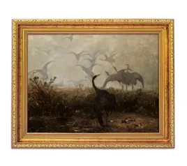 obraz-na-plotnie-w-drewnianej-ramie-zurawie-j-chelmonski-30x40cm