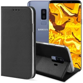 etui-z-klapka-do-samsung-galaxy-s9-plus-czarne-zamykane-magnetyczne-kabura