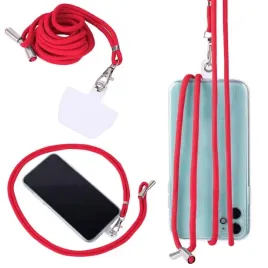 uniwersalna-tasiemka-smyczka-na-szyje-do-telefonu-sznurek-czerwony-150-cm