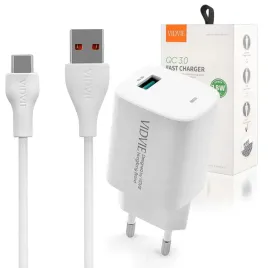 ladowarka-sieciowa-vidvie-ple249-1xusb-kabel-type-c-qc-3-0-18w-biala