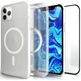 etui-do-magsafe-do-iphone-11-pro-magnetyczne-przezroczyste-pancerne-szklo
