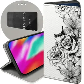 etui-z-klapka-do-realme-8-5g-wzory-bezowe-kremowe-ecru-futeral-pokrowiec